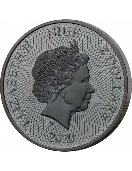 MONGOLIAN GERBIL Desert Life 1 Oz Silver Coin 2$ Niue 2020 - Coins & More - Niue