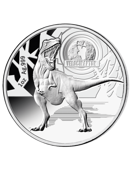 THE AGE OF DINOSAURS SILVER COIN SET 3 X 1 OZ 5$ Solomon Islands 2021 - Coins & More - Nature et Animaux
