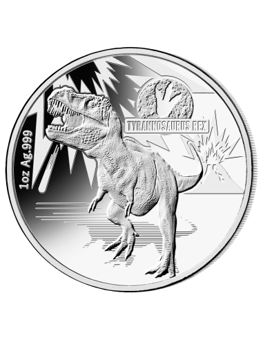 THE AGE OF DINOSAURS SILVER COIN SET 3 X 1 OZ 5$ Solomon Islands 2021 - Coins & More - Nature et Animaux