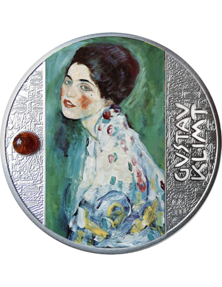 PORTRAIT OF A LADY Gustav Klimt Silver Coin 500 Francs Cameroon 2021