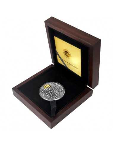 HONEY BEE 2 Oz Silver Coin 5$ Niue 2021 - Coins & More - Niue