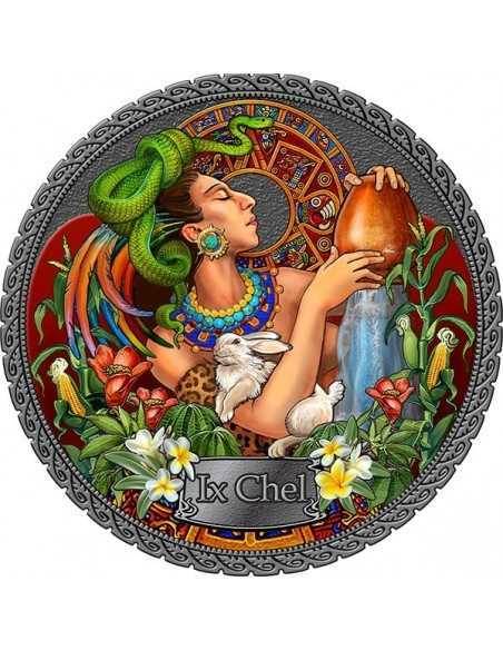 IX CHEL Goddesses of Health Silver Coin 5 Cedis Ghana 2021 - Coins & More - Africa