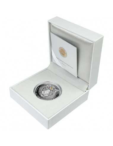 YEAR OF THE TIGER Lunar Year 1/2 Oz Silver Proof Coin 2 Cedis Ghana 2022 - Coins & More - Africa