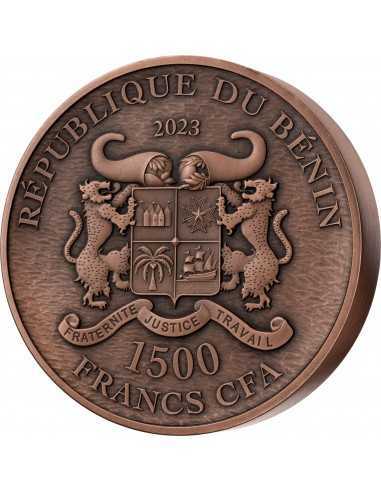 GIANT PANDA 1 Kg Kilo Copper Coin 1500 Francs Benin 2023 - Coins & More - Afrique