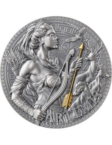 ARTEMIS The Great Greek Mythology 3 Oz Silver Coin 3000 Francs Cameroon 2023 - Coins & More - Camerún