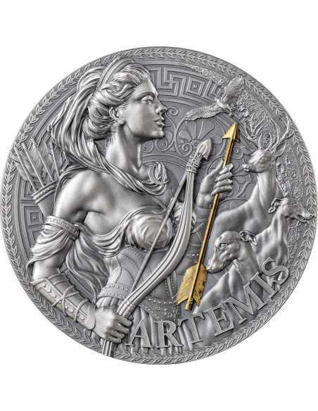 ARTEMIS The Great Greek Mythology 3 Oz Silver Coin 3000 Francs Cameroon 2023 - Coins & More - Camerún