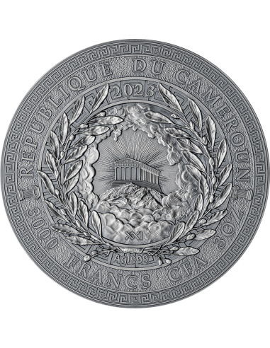 ARTEMIS The Great Greek Mythology 3 Oz Silver Coin 3000 Francs Cameroon 2023 - Coins & More - Camerún