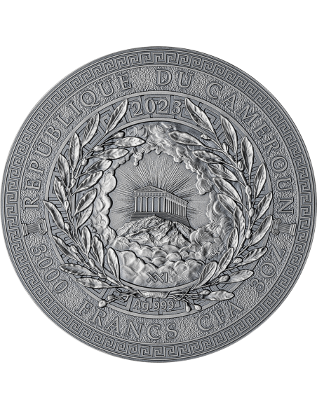 ARTEMIS The Great Greek Mythology 3 Oz Silver Coin 3000 Francs Cameroon 2023 - Coins & More - Camerún
