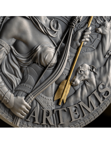 ARTEMIS The Great Greek Mythology 3 Oz Silver Coin 3000 Francs Cameroon 2023 - Coins & More - Camerún