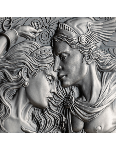 PERSEUS AND ANDROMEDA Great Greek Mythology 2 Oz Silver Coin 2000 Francs Cameroon 2023 - Coins & More - Camerun