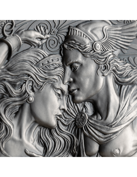 PERSEUS AND ANDROMEDA Great Greek Mythology 2 Oz Silver Coin 2000 Francs Cameroon 2023 - Coins & More - Camerun