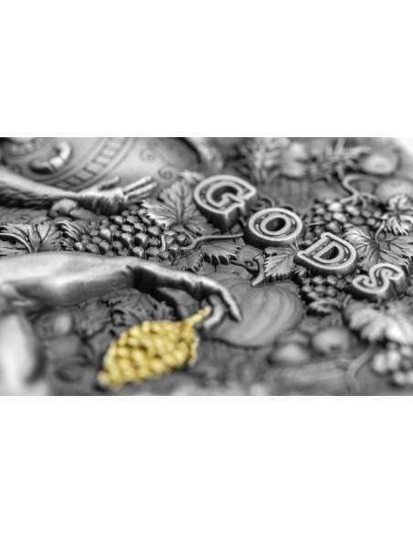 DIONYSUS Gods 2 Oz Silver Coin 2$ Niue 2022 - Coins & More - Niue