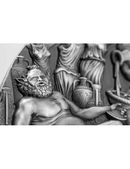 DIONYSUS Gods 2 Oz Silver Coin 2$ Niue 2022 - Coins & More - Niue