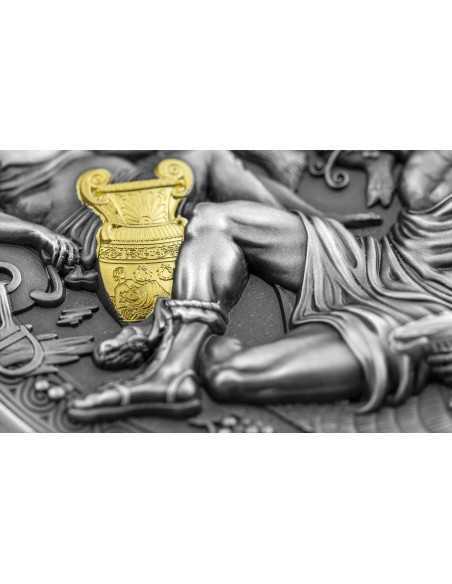 DIONYSUS Gods 2 Oz Silver Coin 2$ Niue 2022 - Coins & More - Niue