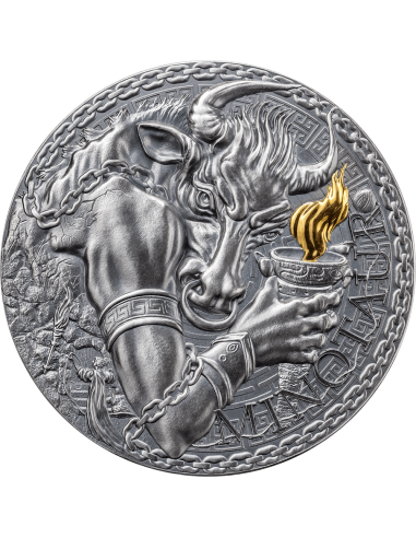 MINOTAUR Great Greek Mythology 1 Oz Silver Coin 1000 Francs Cameroon 2023 - Coins & More - Camerun