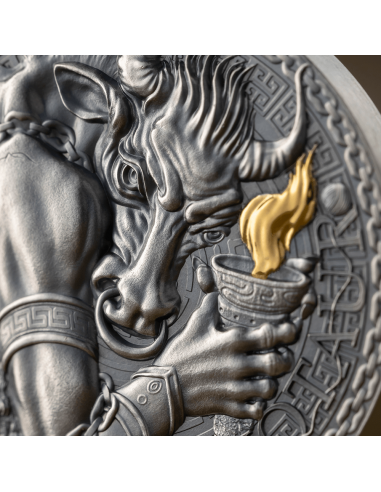 MINOTAUR Great Greek Mythology 1 Oz Silver Coin 1000 Francs Cameroon 2023 - Coins & More - Camerun