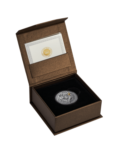 MINOTAUR Great Greek Mythology 1 Oz Silver Coin 1000 Francs Cameroon 2023 - Coins & More - Camerun