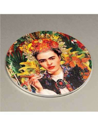 FRIDA KAHLO LA MARAVILLA Great Micromosaic Passion II 3 Oz Silver Coin 20$ Palau 2023 - Coins & More - Palau
