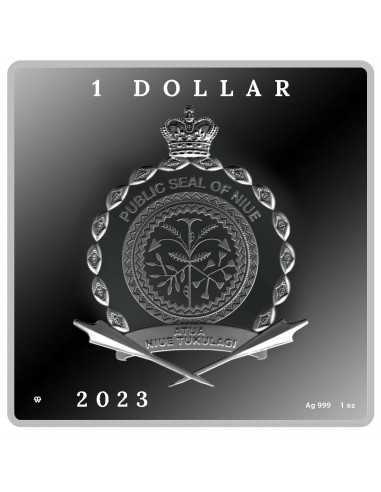 BIRTH OF VENUS Treasures of the World 1 Oz Silver Coin 1$ Niue 2023 - Coins & More - Niue