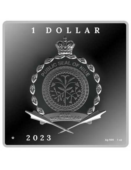 BIRTH OF VENUS Treasures of the World 1 Oz Silver Coin 1$ Niue 2023 - Coins & More - Niue