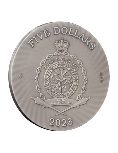 POSEIDON Goddesses and Gods 2 Oz Silver Coin 5$ Niue 2023