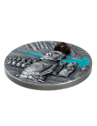 RAPA NUI Easter Island 2 Oz Silver Coin 2000 Francs Cameroon 2020