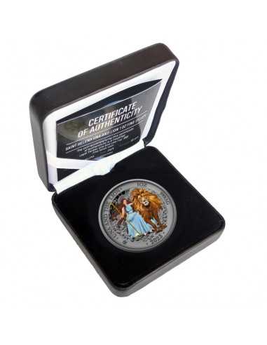 UNA AND THE LION Antique 1 Oz Silver Coin 1 Pound Saint Helena 2023 - Coins & More - Africa