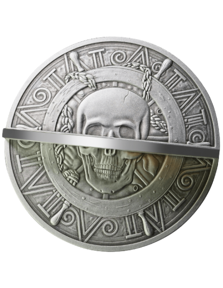 PIRATE SHIP 3D 2 Oz 3D Silver Coin 5$ Niue 2023 - Coins & More - Niue