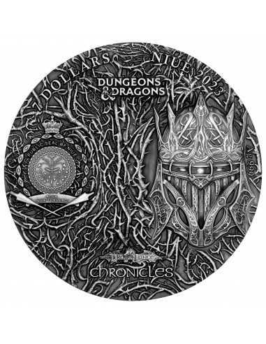 DRAGONS OF AUTUMN TWILIGHT Dragonlance Chronicles 3 Oz Silver Coin 7$ Niue 2023 - Coins & More - Niue