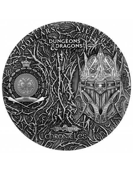 DRAGONS OF AUTUMN TWILIGHT Dragonlance Chronicles 3 Oz Silver Coin 7$ Niue 2023 - Coins & More - Niue