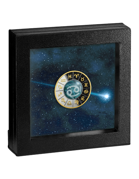 CANCER Zodiac Signs Silver Coin 500 Francs Cameroon 2023