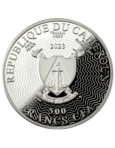 CANCER Zodiac Signs Silver Coin 500 Francs Cameroon 2023