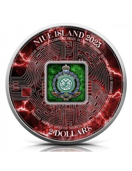 BITCOIN ENERGY II 1 Oz Silver Coin 2$ Niue 2023 - Coins & More - Niue