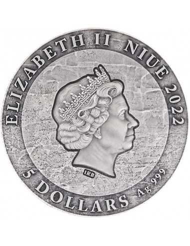 HARRY POTTER AND THE PHILOSOPHERS STONE 2 Oz Silver Coin 5$ Niue 2022 - Coins & More - Niue