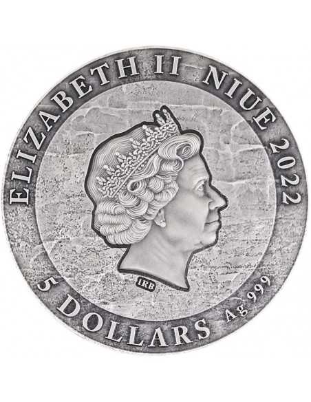 HARRY POTTER AND THE PHILOSOPHERS STONE 2 Oz Silver Coin 5$ Niue 2022 - Coins & More - Niue