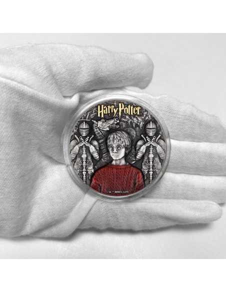 HARRY POTTER AND THE PHILOSOPHERS STONE 2 Oz Silver Coin 5$ Niue 2022 - Coins & More - Niue