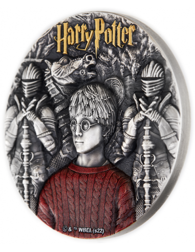 HARRY POTTER AND THE PHILOSOPHERS STONE 2 Oz Silver Coin 5$ Niue 2022 - Coins & More - Niue