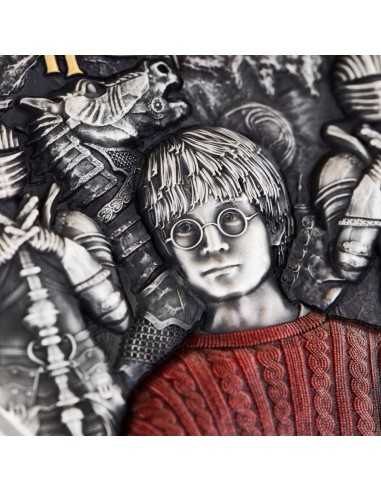 HARRY POTTER AND THE PHILOSOPHERS STONE 2 Oz Silver Coin 5$ Niue 2022 - Coins & More - Niue
