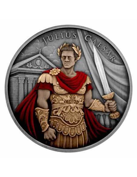 JULIUS CAESAR Legendary Warriors 1 Oz Silver Medal 2023