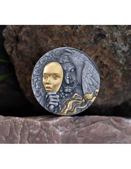 BEHIND THE MASK 2 Oz Silver Coin 5$ Niue 2023 - Coins & More - Niue