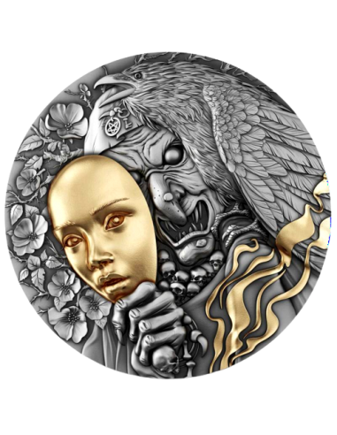 BEHIND THE MASK 2 Oz Silver Coin 5$ Niue 2023 - Coins & More - Niue