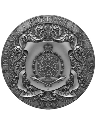 FORTUNA 2 Oz Silver Coin 5$ Niue 2023 - Coins & More - Niue