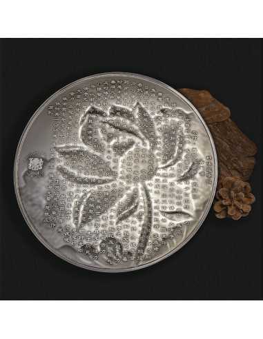 GUAN YIN Thousand-armed Thousand-eyed Bodhisattva 2 Oz Silver & 16.9 Oz Copper Coin 10000 CFA Francs Tchad 2024 - Coins & Mor...