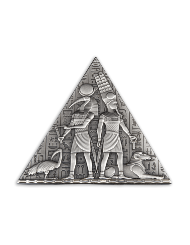 ANCIENT PYRAMID Shaped 1 Kg Silver Coin 1000 Francs Djibouti 2023 - Coins & More - Africa