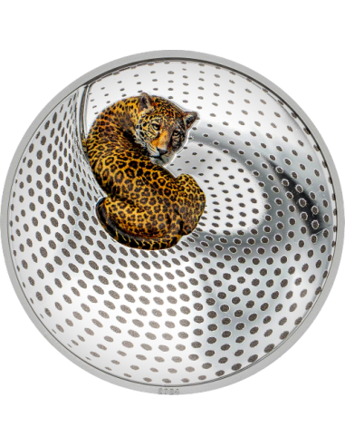 LEOPARD Camouflage of Nature 3 Oz Silver Coin 20$ Palau 2024 20$ Palau 2023 - Coins & More - Palau
