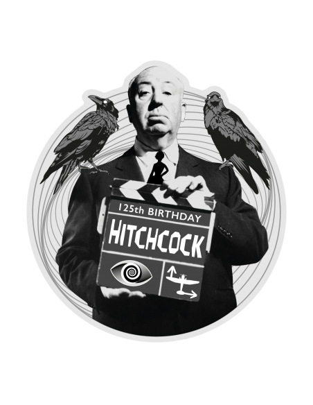 ALFRED HITCHCOCK 125th Anniversary 3 Oz Silver Coin 5$ Samoa 2024 - Coins & More - Samoa