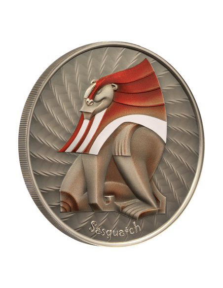 SASQUATCH World of Cryptids 1 Oz Silver Coin 2$ Niue 2023 - Coins & More - Niue