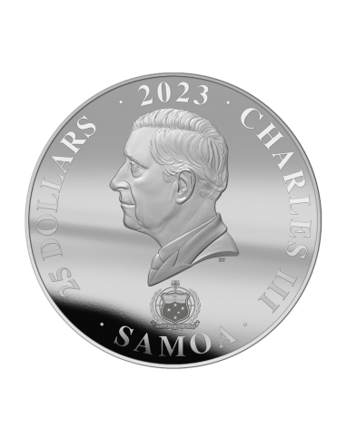 MICKEY MOUSE Disney 100 Magical Years 1 Kg Silver Coin 25$ Samoa 2023 - Coins & More - Samoa