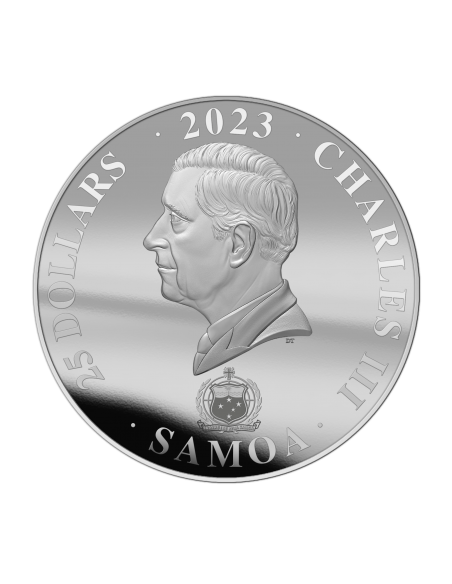 MICKEY MOUSE Disney 100 Magical Years 1 Kg Silver Coin 25$ Samoa 2023 - Coins & More - Samoa
