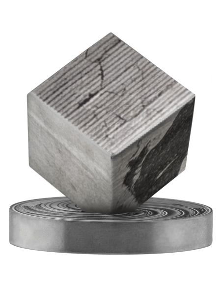 SPACE CUBE Campo del Cielo 2 Oz Silver Coin 5 Cedis Ghana 2023 - Coins & More - Ghana